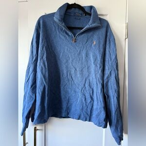Polo Ralph Lauren Blue Quarter-Zip Pullover